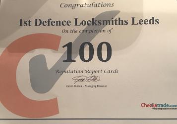 100 Reviews Certificate