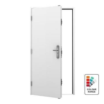 Budget steel door in white